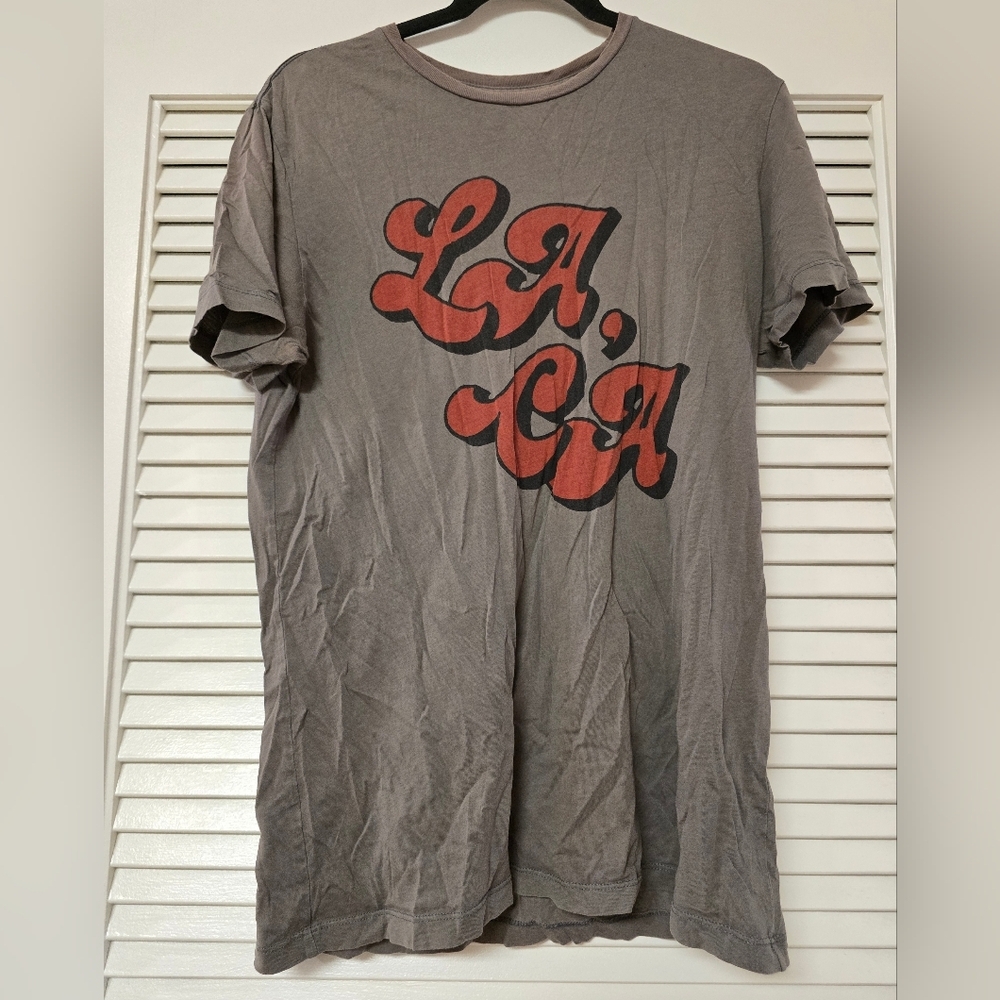 (Unisex) LA CA Los Angeles California Travel Graphic 100% Cotton T-Shirt